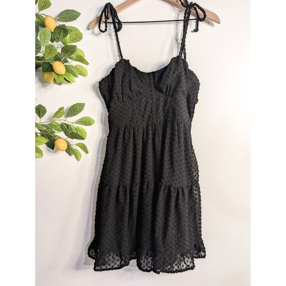 wild fable Dresses & Skirts - Wild Fable Black Ruffle Dress Sz S